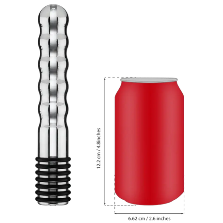 Wave Metal Bi-Polar Electro Dildo Electrastim Electrodes