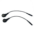 Wire Adaptor 2mm Socket to 3.5mm Snap Plug  Socket E-Stim Emporium Cables & Adaptors