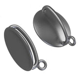 Ball Cup kit contents: two 32mm cup electrodes, two croc clip to 2mm cables, Velcro strap