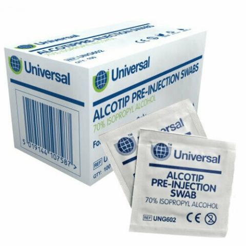 Universal Pre-Injection Swabs (Pack of 12)