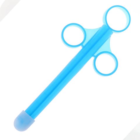 Personal Lube Shooter Syringe - Blue